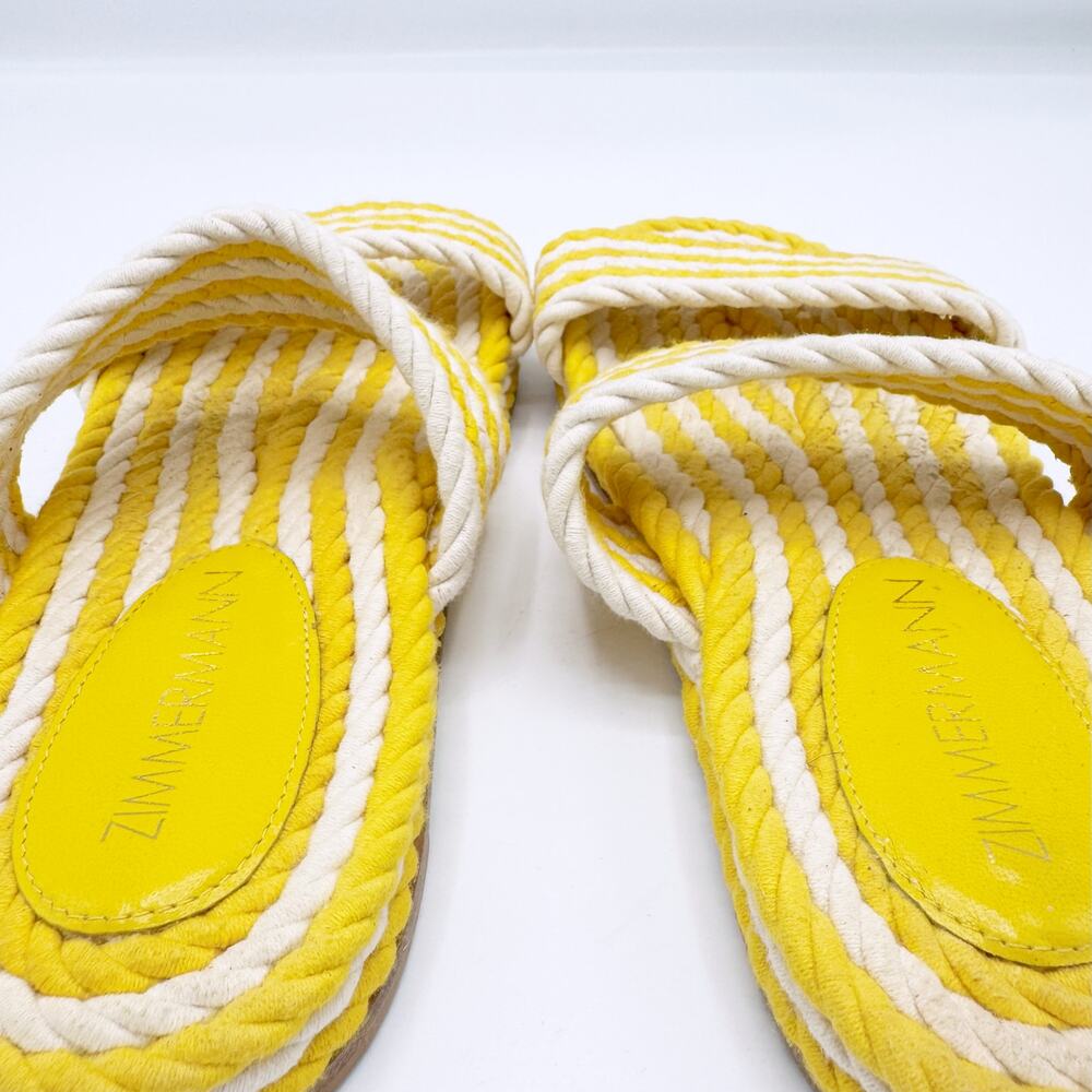 Zimmermann Yellow Rope Slides - Picture 8 of 14